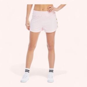 Juicy Couture Y2K Whisper Pink Cotton Soft Snap Casual Running Shorts NWT Size M